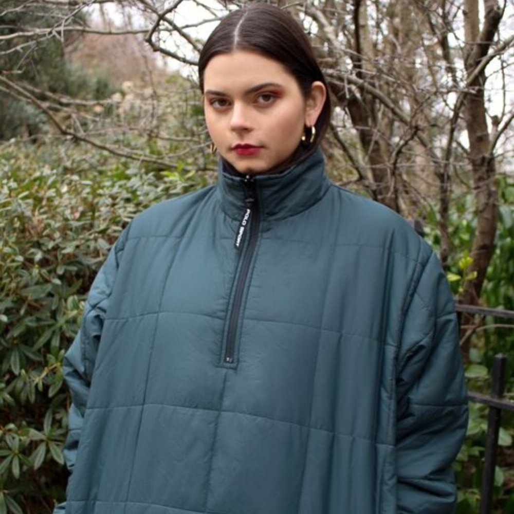 POLO SPORT REVERSIBLE HALF ZIP PUFFER